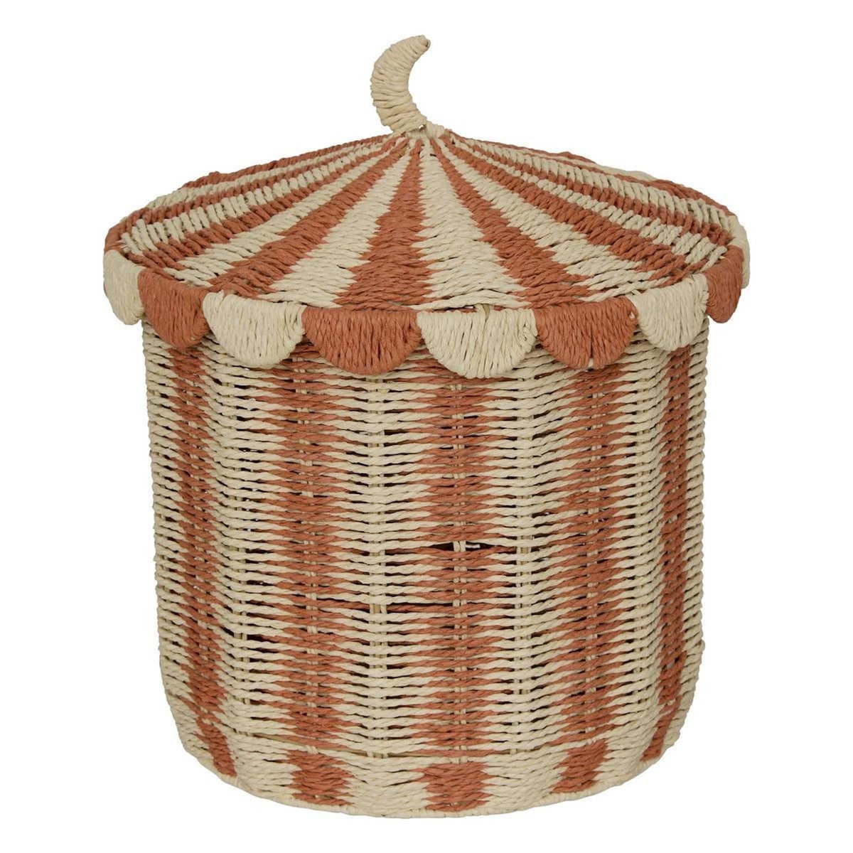 Atmosphera Kids Lot de 2 Paniers de Rangement  Bella  42cm Multicolore