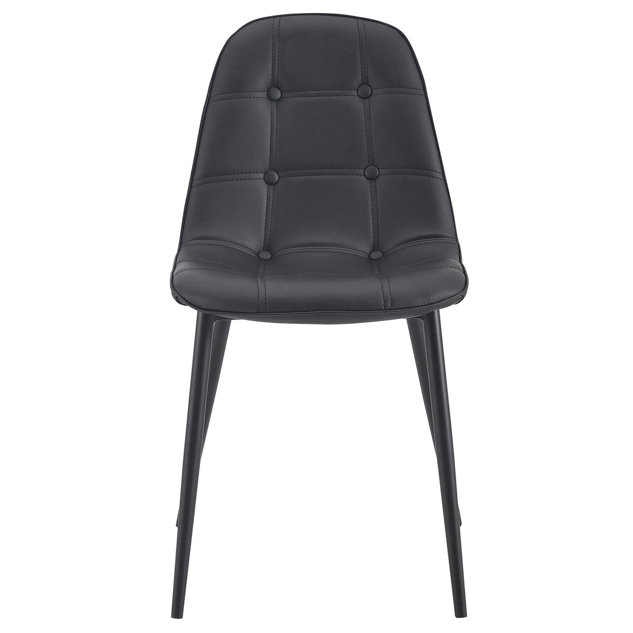 Voir la diapositive 3 : IDIMEX Lot de 4 chaises alvaro, en synthétique