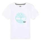TIMBERLAND T Shirt /Turquoise Ado Timberland T60087. Coloris disponibles : Blanc