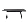 Voir la diapositive 2 : Paris Prix Table à Manger Extensible  Silar  120-160cm Noir
