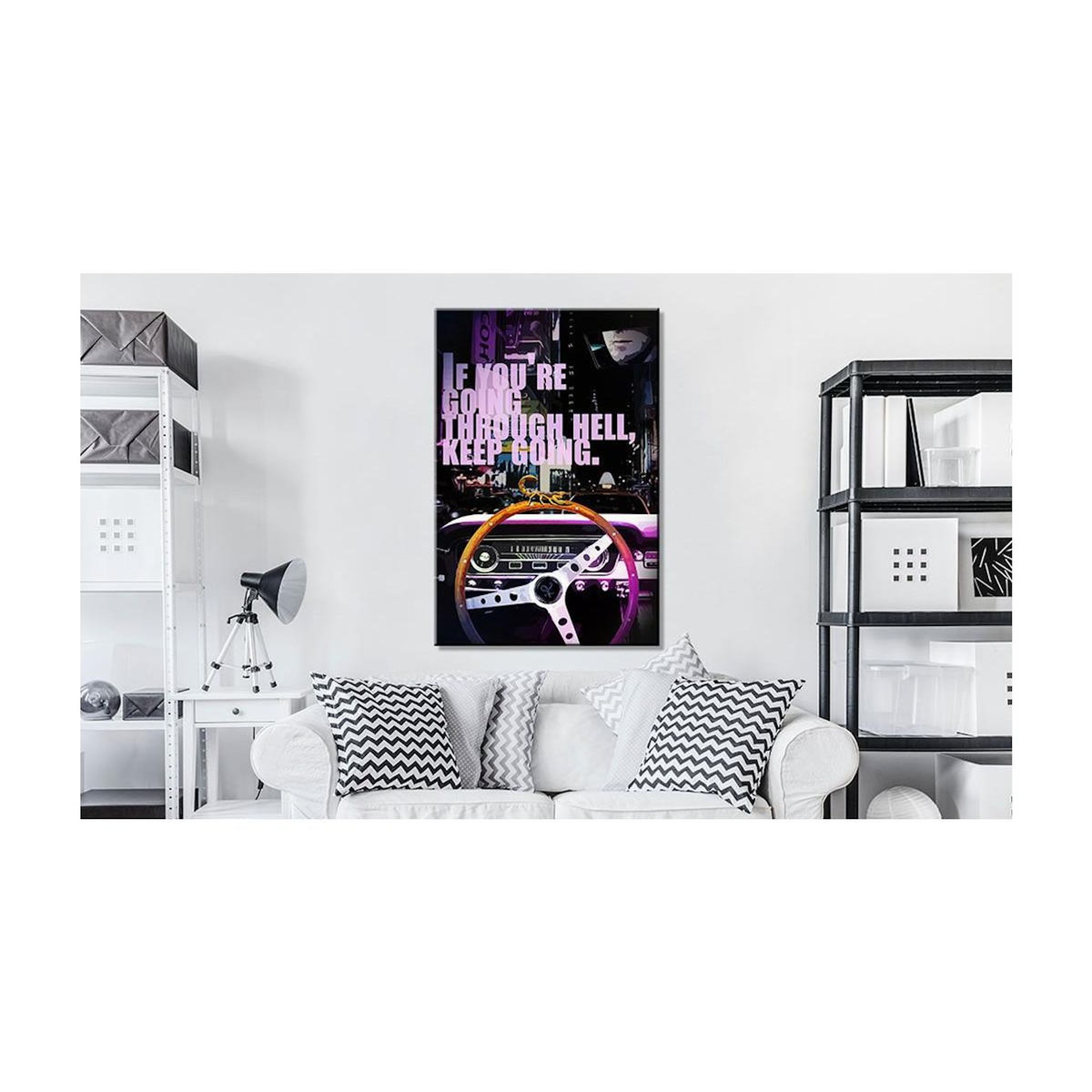 Paris Prix Tableau Imprimé  Route Nocturne