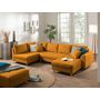Voir la diapositive 1 : LISA DESIGN Rune - canapé panoramique avec pouf d'appoint - 7 places - style scandinave - gauche