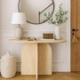 Voir la diapositive 4 : Paris Prix Console Design Effet Travertin  Catrina  120cm Beige