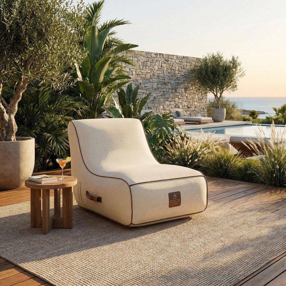 COCO LOUNGE Coco Lounge Fauteuil gonflable RIVIERA - Plusieurs coloris disponibles