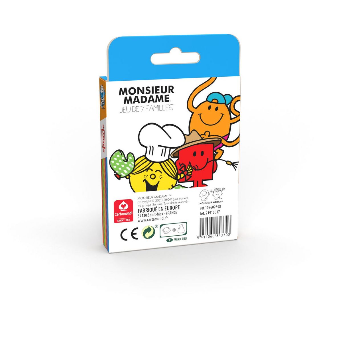 CARTAMUNDI Jeu de 7 famille Mr Mme 