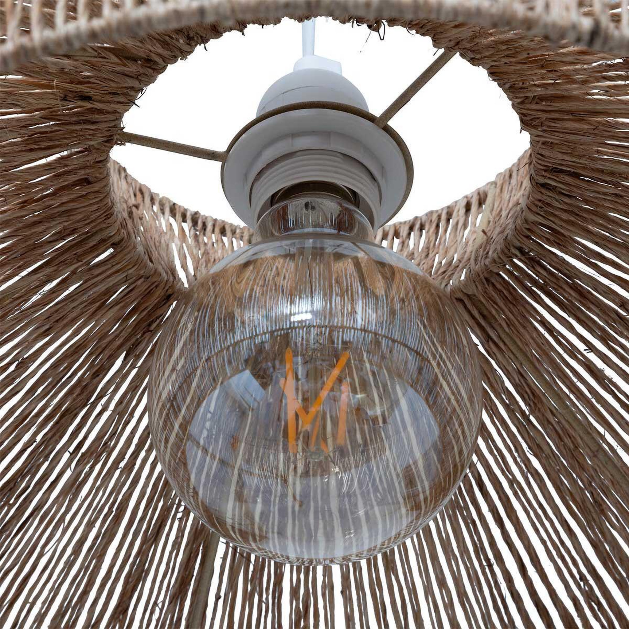 Voir la diapositive 4 : ATMOSPHERA Lampe suspension en jute  zelia  38cm naturel