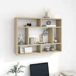 VIDAXL Etagere murale Chene sonoma 75x16x55 cm Bois d'ingenierie