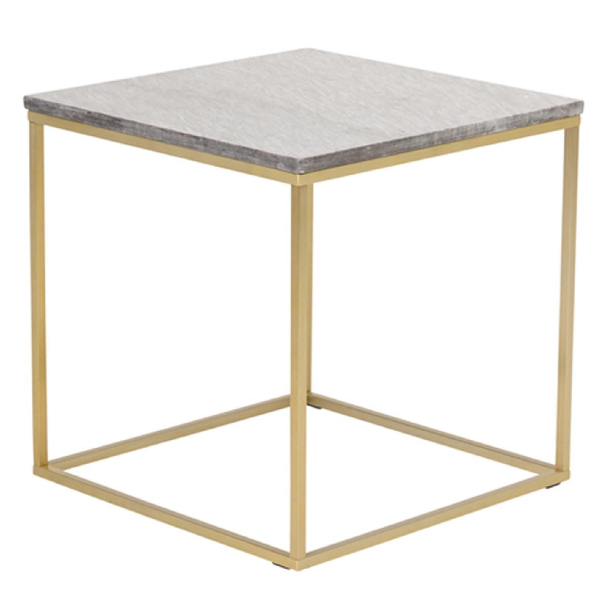 Paris Prix Table basse en marbre  estelle  50cm gris