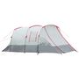 Voir la diapositive 2 : OUTSUNNY Tente de camping familiale 6-8 personnes - portes, fenêtres, sac de transport - dim. 5,1 x 2,4 x 1,8 cm - gris clair