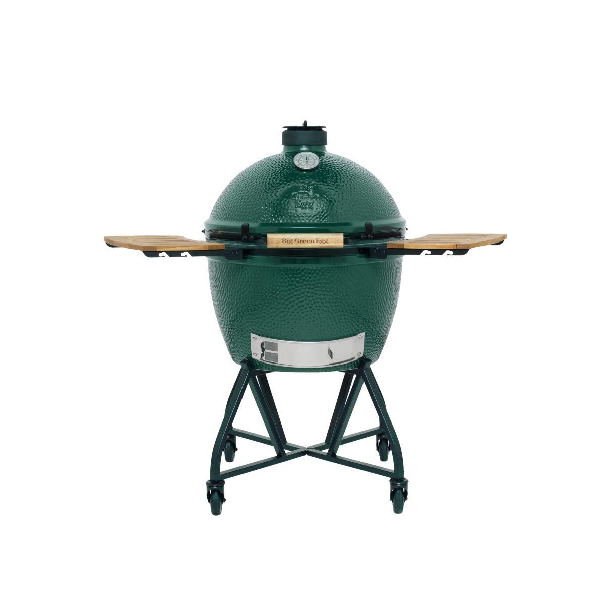 BIG GREEN EGG Support barbecue latérales acacia XL