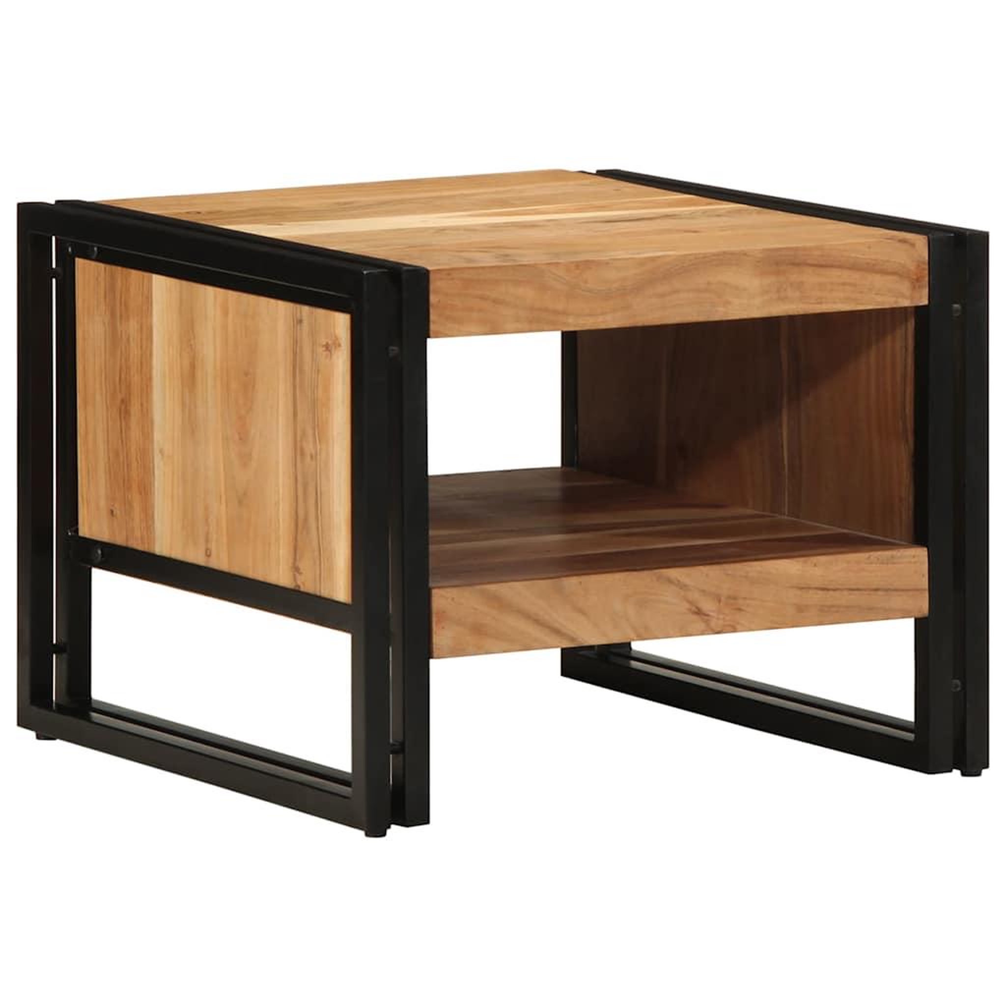 Voir la diapositive 2 : VIDAXL Table basse 50x50x38 cm bois massif acacia