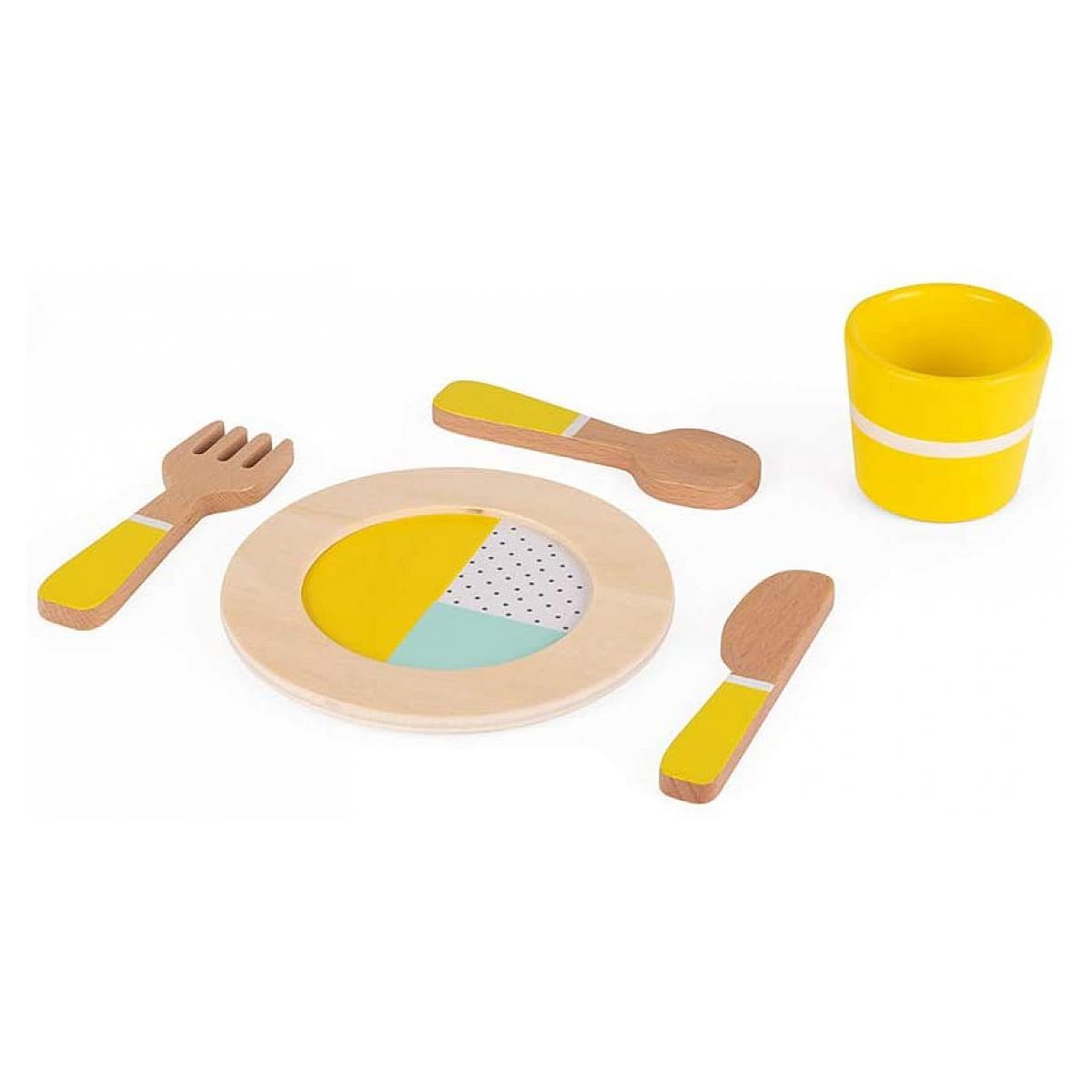 Voir la diapositive 2 : Juratoys-Janod Dinette pastel en bois janod