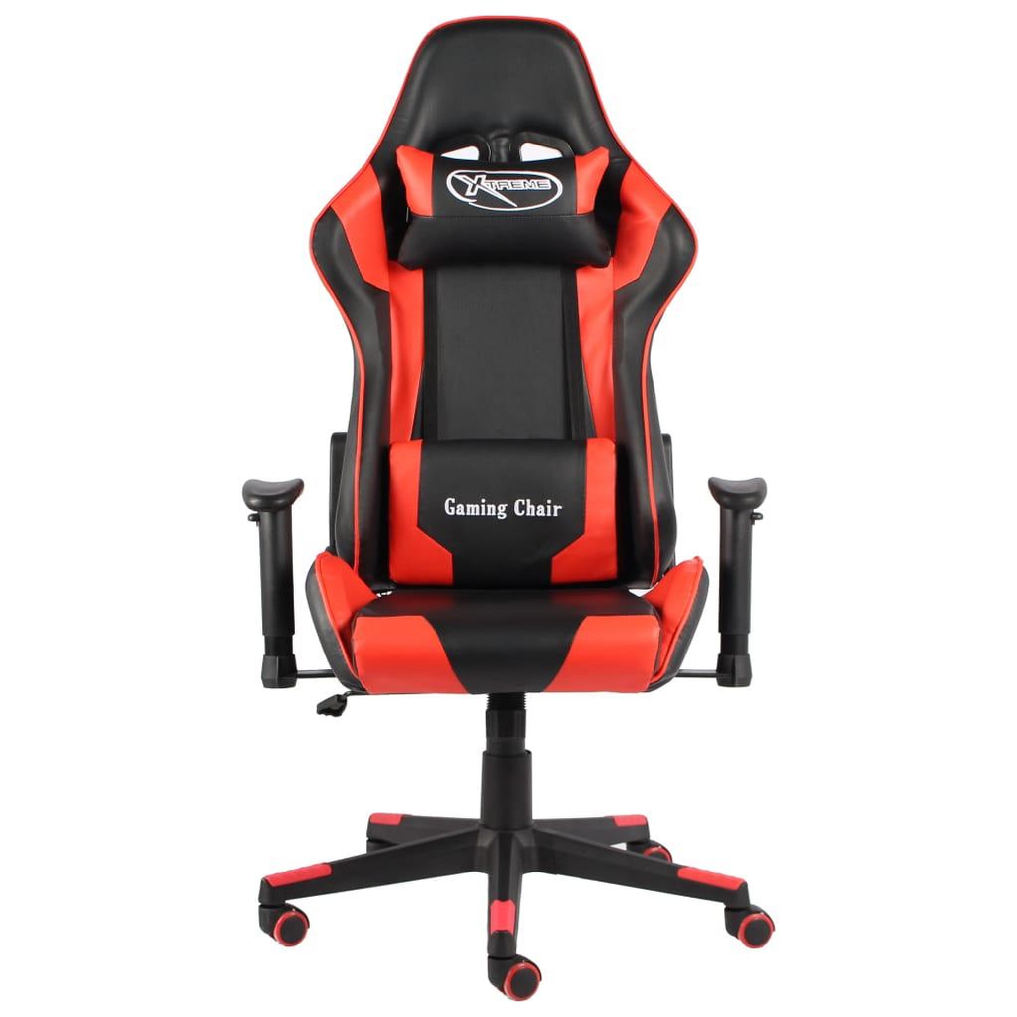 Voir la diapositive 2 : VIDAXL Chaise de jeu pivotante Rouge PVC