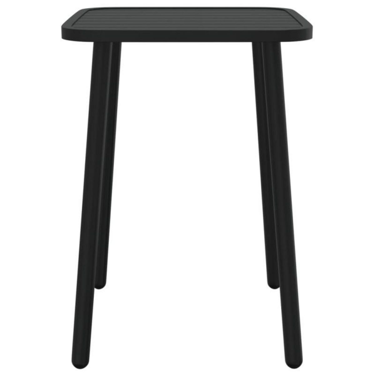 VIDAXL Table de jardin anthracite 50x50x71 cm acier