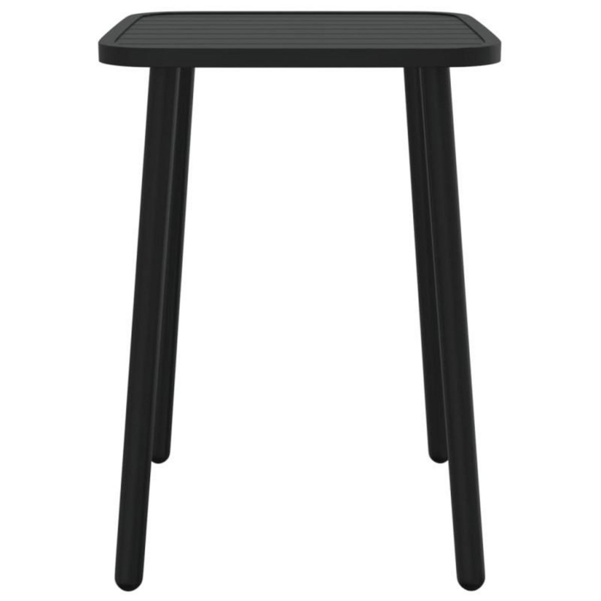 VIDAXL Table de jardin anthracite 50x50x71 cm acier