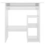 Voir la diapositive 4 : VIDAXL Bureau Blanc brillant 80x45x74 cm Bois d'ingenierie