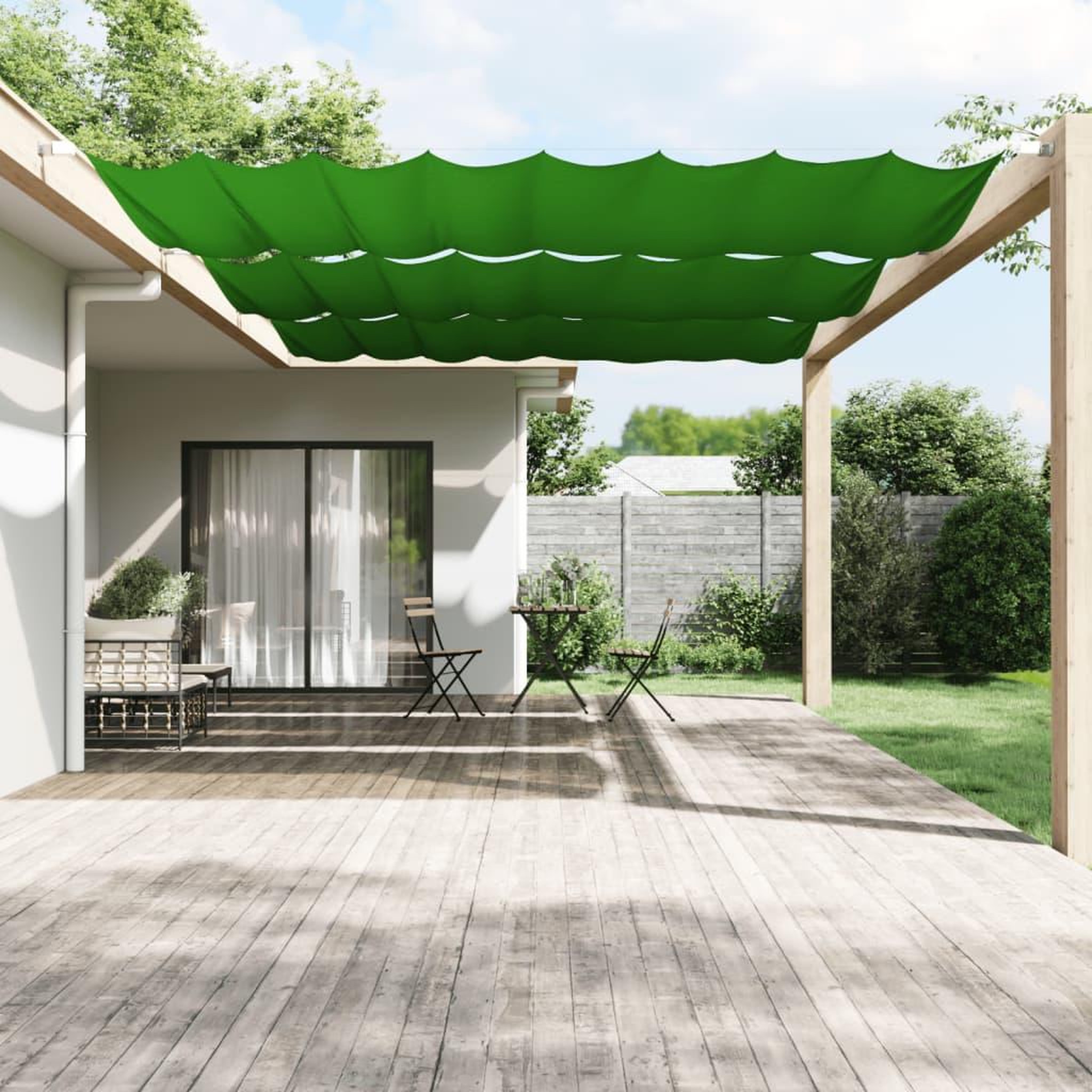 Voir la diapositive 1 : VIDAXL Auvent vertical Vert clair 250x420 cm Tissu oxford
