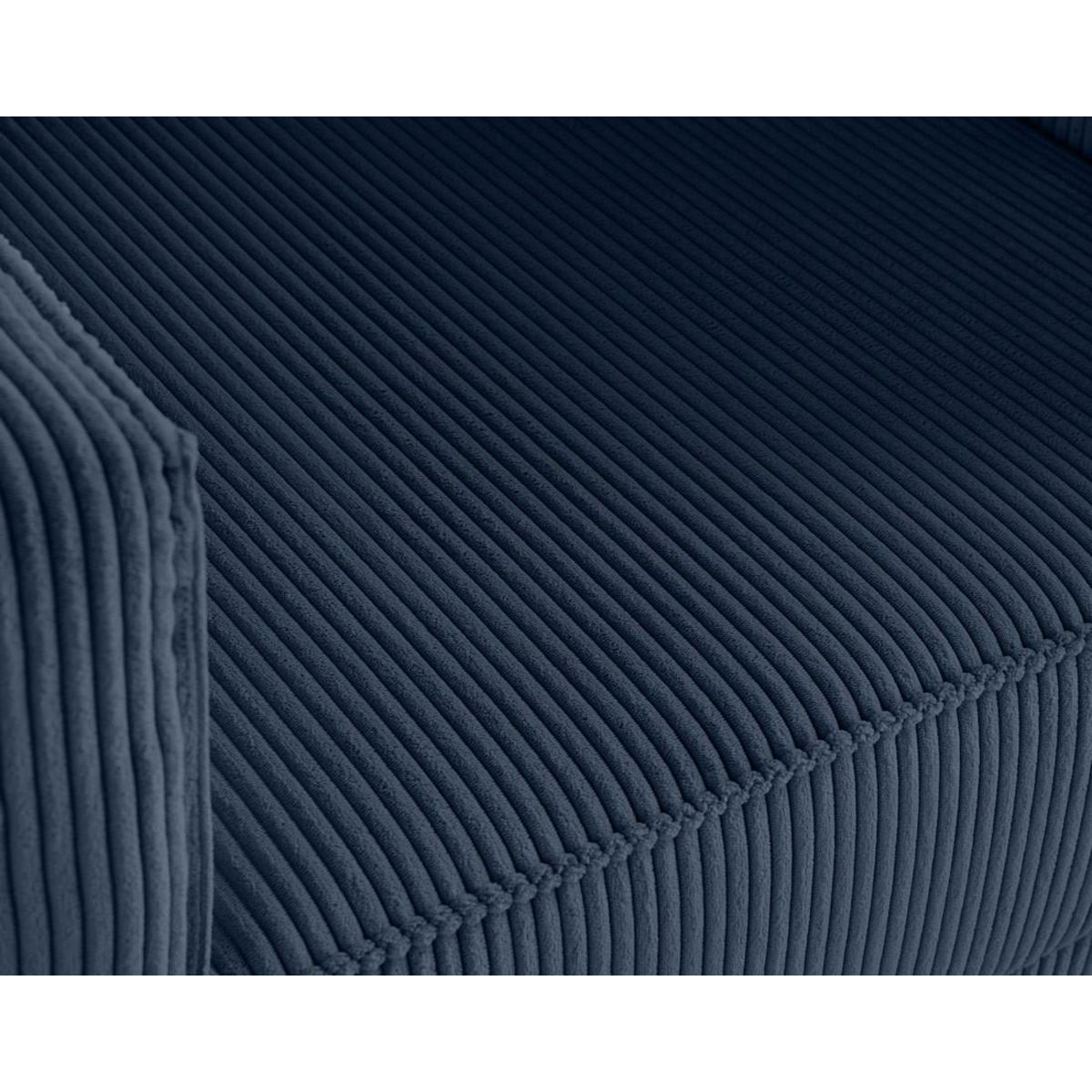 LISA DESIGN Charlie - fauteuil - pieds hauts - en velours côtelé