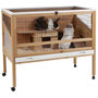Voir la diapositive 3 : KERBL Kerbl Cage de petits animaux Indoor Deluxe 115 x60 x92,5 cm Bois 82725
