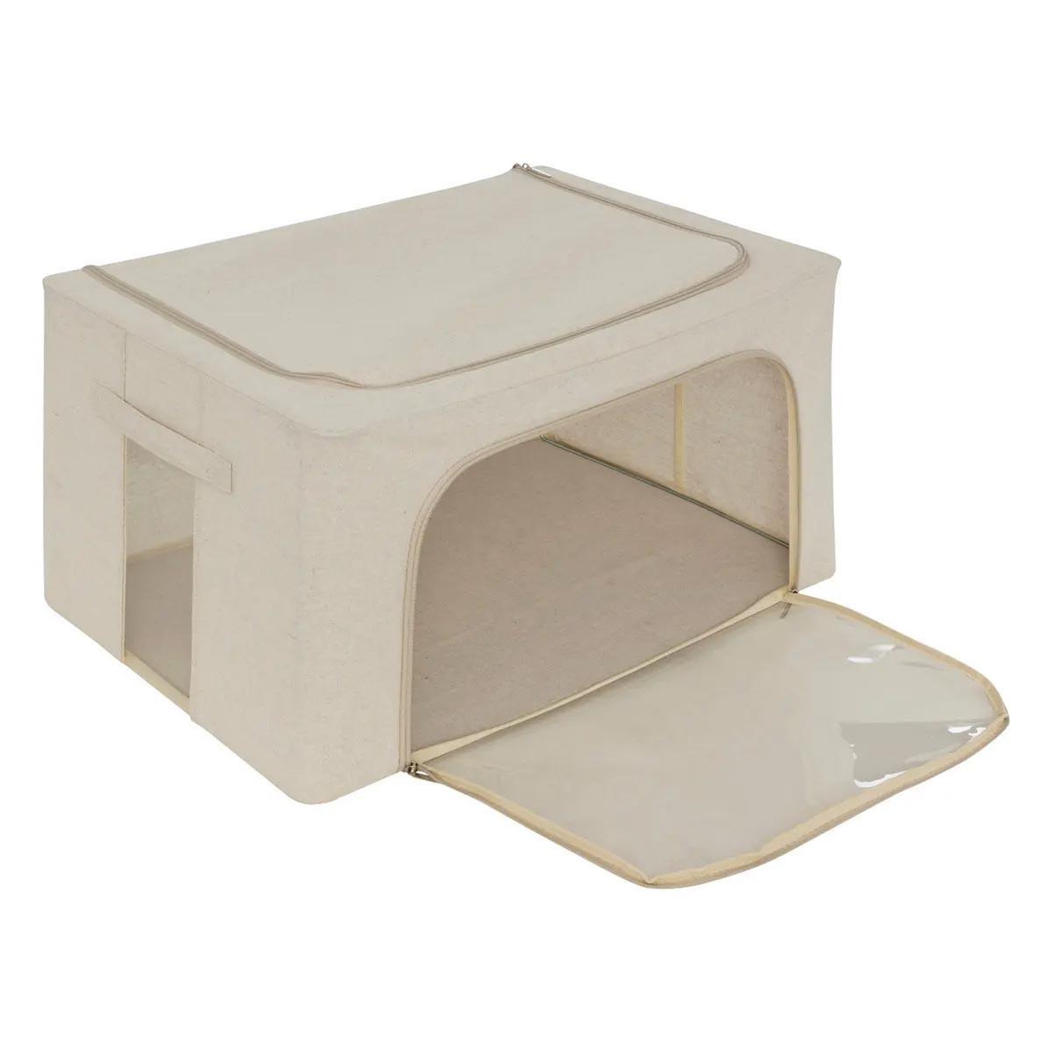 Voir la diapositive 2 : FIVE Housse de rangement double ouverture  dressy  60cm beige