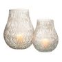 Voir la diapositive 5 : Paris Prix Vase Design en Verre  Diamant  22cm Transparent