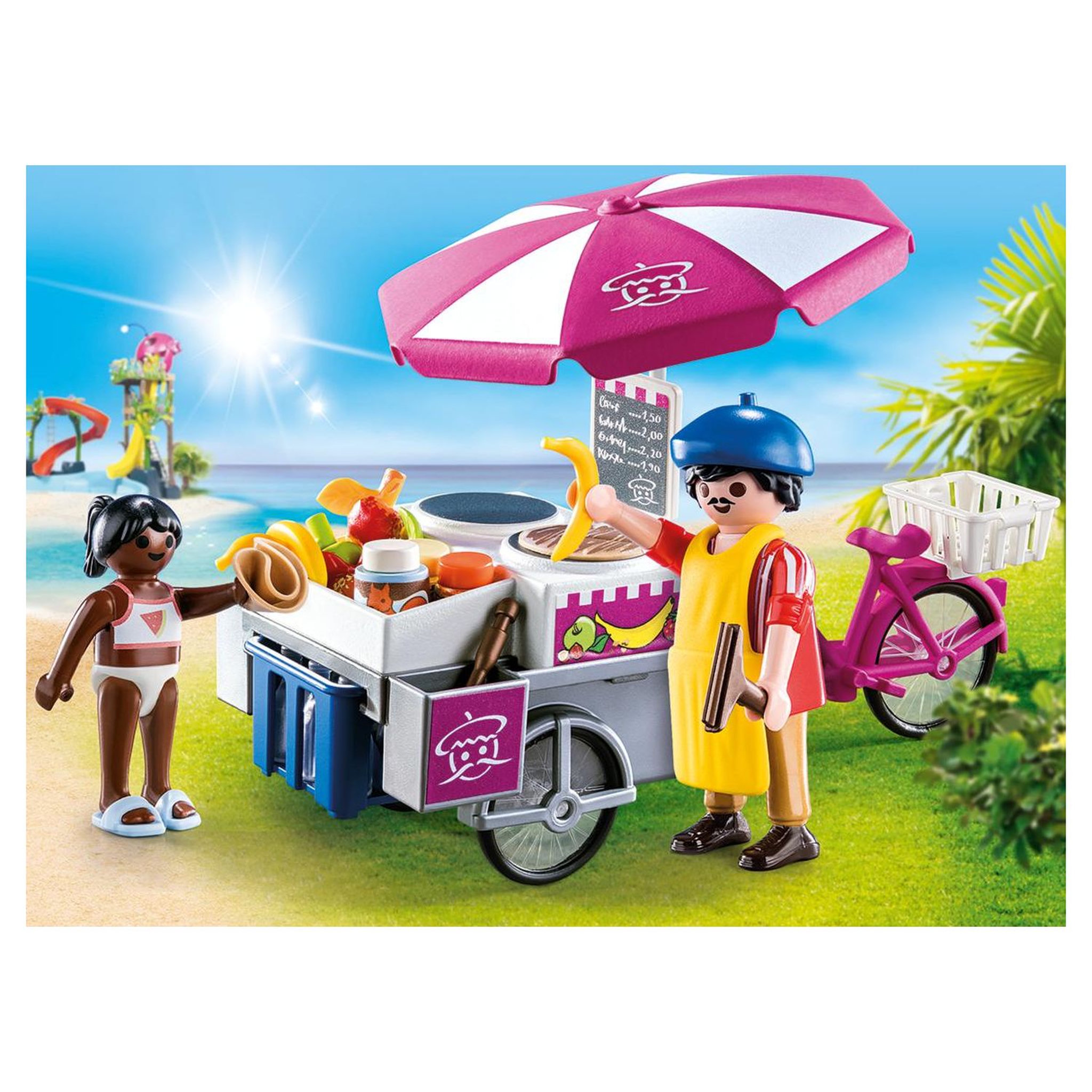 Voir la diapositive 3 : PLAYMOBIL 70614 - Family Fun - Stand de crêpes 