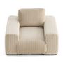 Voir la diapositive 5 : LISA DESIGN Garance - fauteuil en velours côtelé grosses côtes