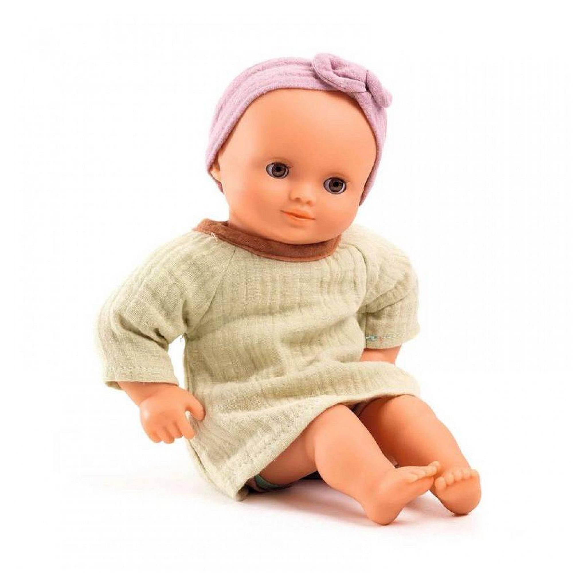 Djeco Poupee baby pistache pomea