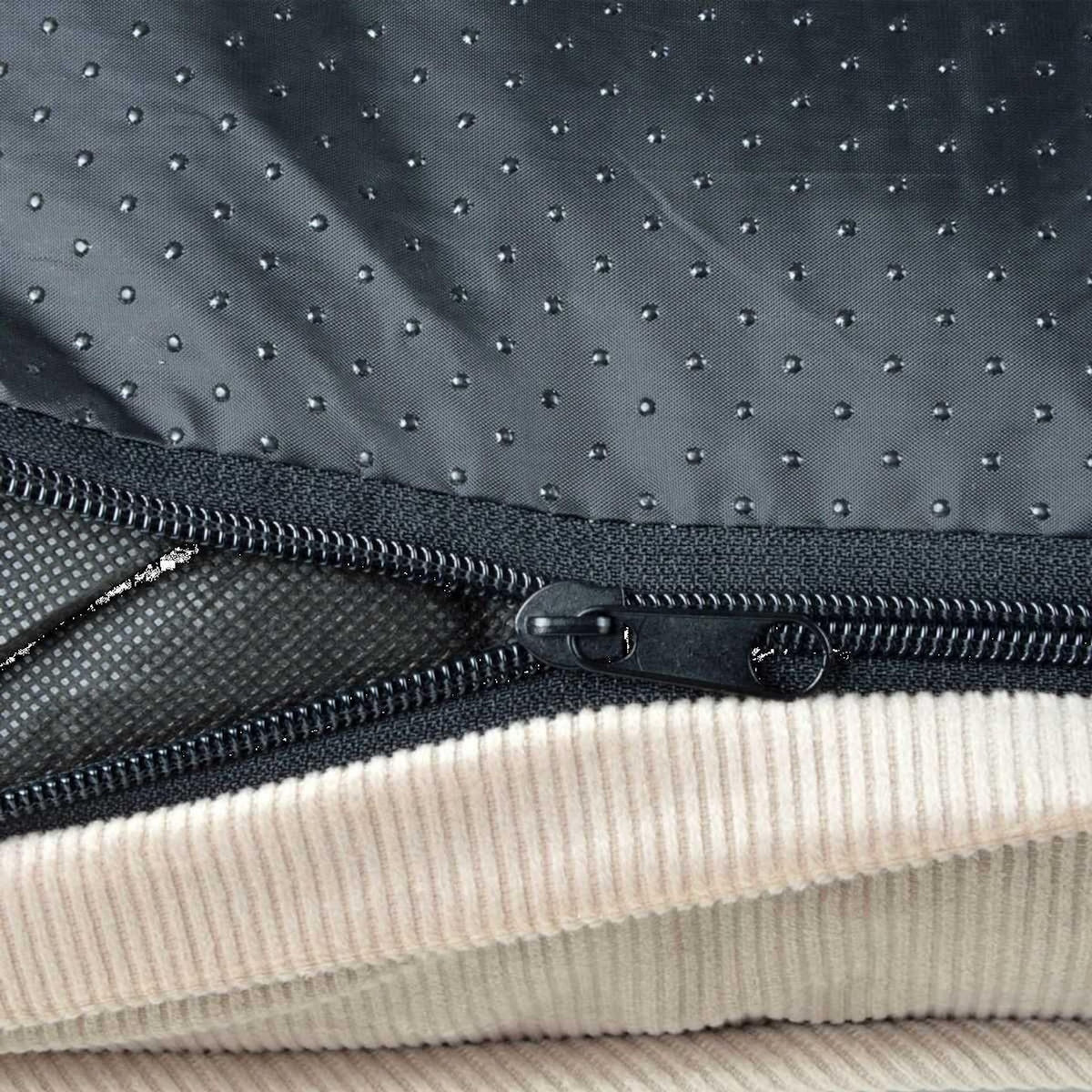 Paris Prix Coussin Rectangle Chien & Chat Velours  Crafty  100cm Noisette