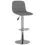 Voir la diapositive 3 : VIDAXL Tabourets de bar lot de 2 gris clair tissu