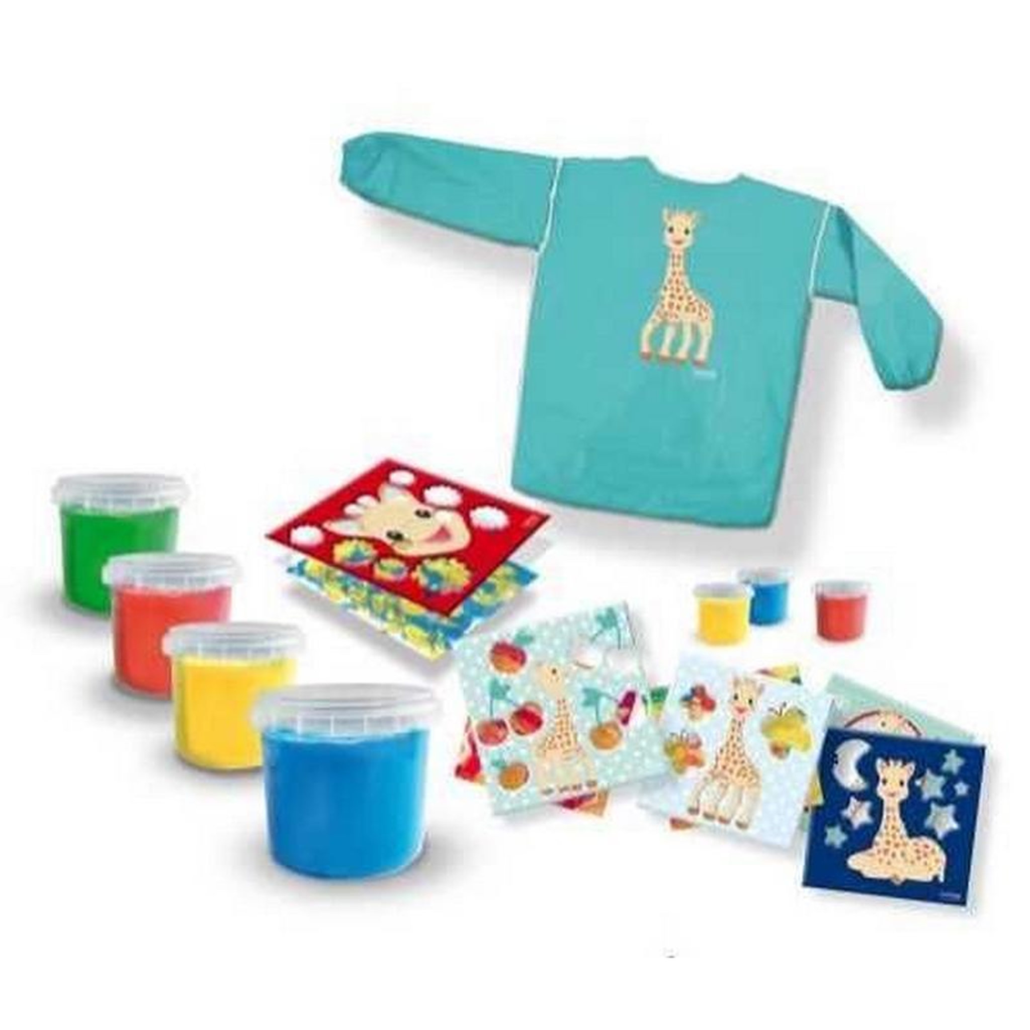 Voir la diapositive 2 : SES Creative Sophie la girafe : Kit de peinture au doigt
