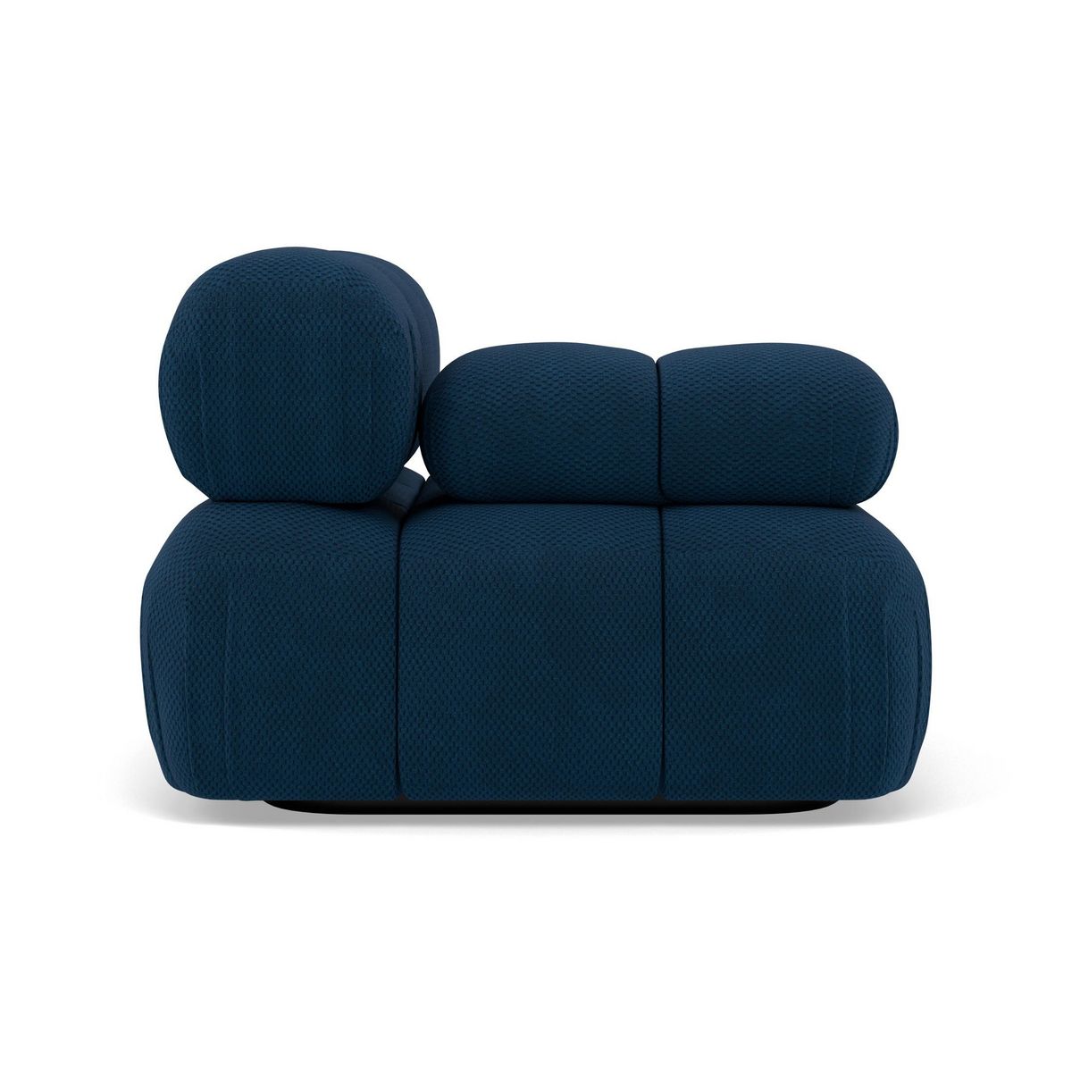 LISA DESIGN Ruby - module d'assise gauche en velours texturé