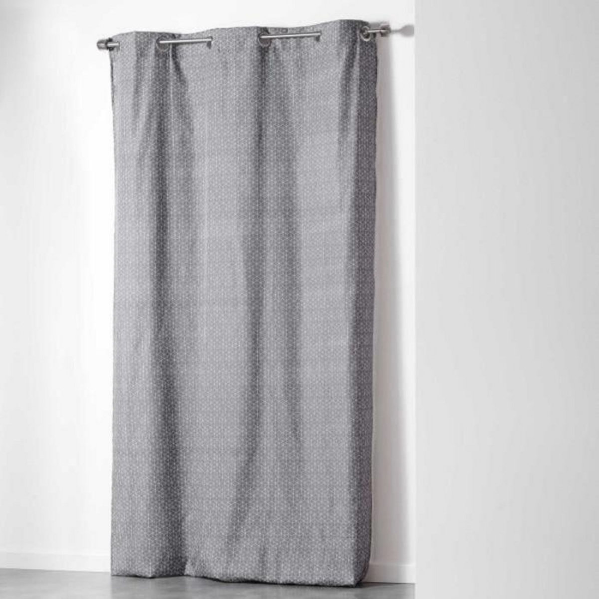 Paris Prix Rideau à Oeillets  Optic  140x280cm Gris