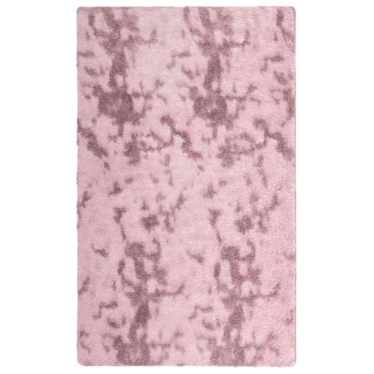 VIDAXL Tapis Shaggy a poils longs NAVARRA rose poudre 80x150 cm