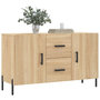 Voir la diapositive 3 : VIDAXL Buffet chene sonoma 100x36x60 cm bois d'ingenierie
