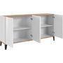 Voir la diapositive 3 : Buffet moderne 4 portes L160cm BARI