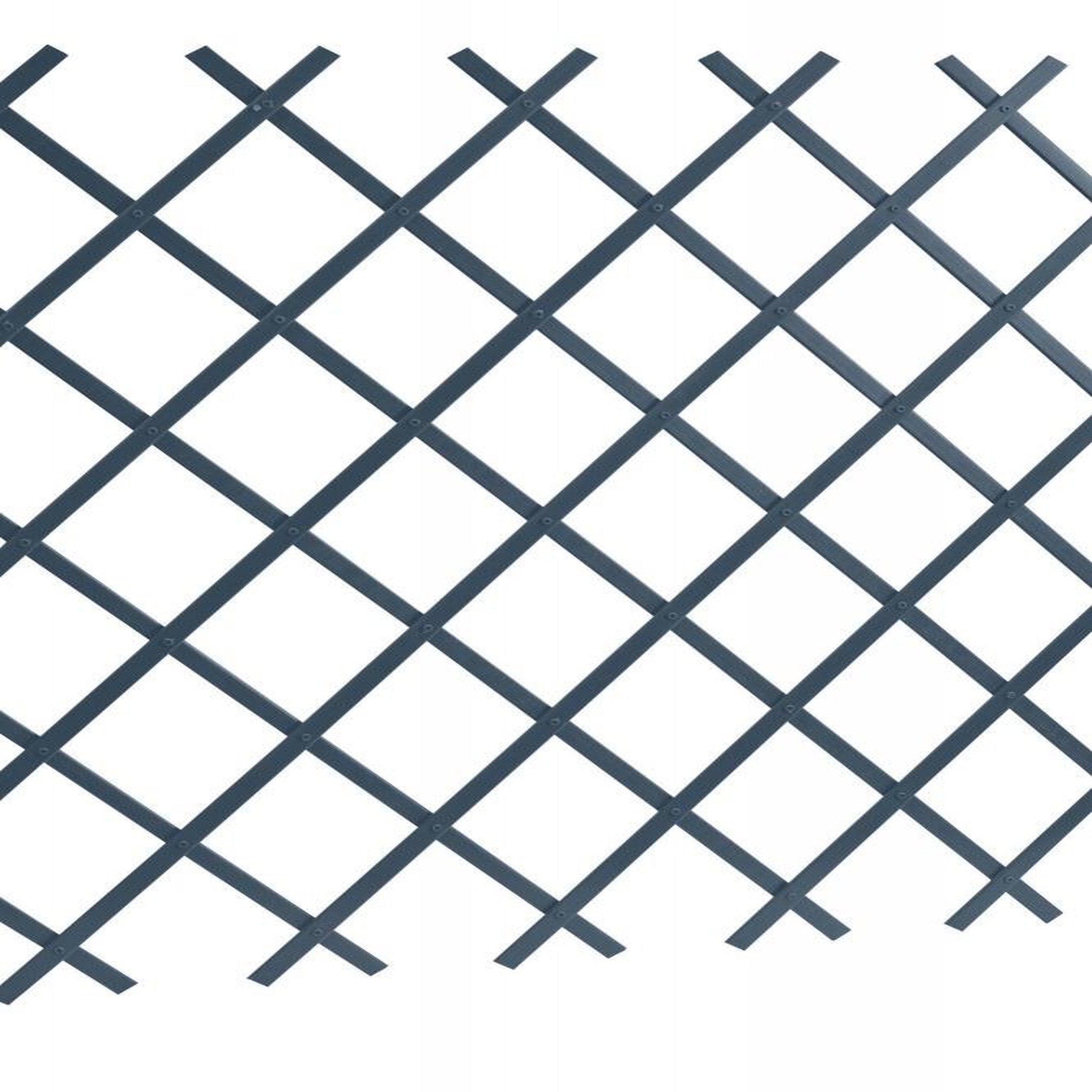 Jany Treillage jany deco pvc gris l.0.07 x h.1 x l.2 m