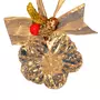 ATMOSPHERA Fleur de noël en acrylique 12 perles - Transparent