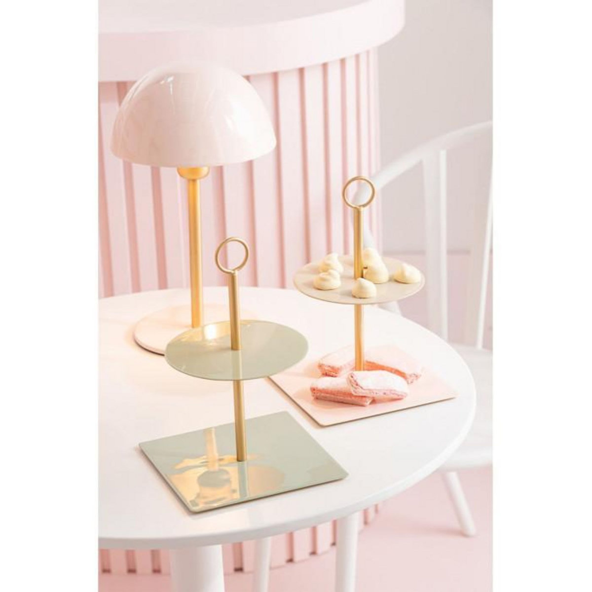 Paris Prix Plateau de Présentation 2 Niveaux  Médila  26cm Rose