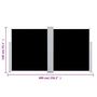 Voir la diapositive 6 : VIDAXL Auvent lateral retractable Noir 140 x 600 cm