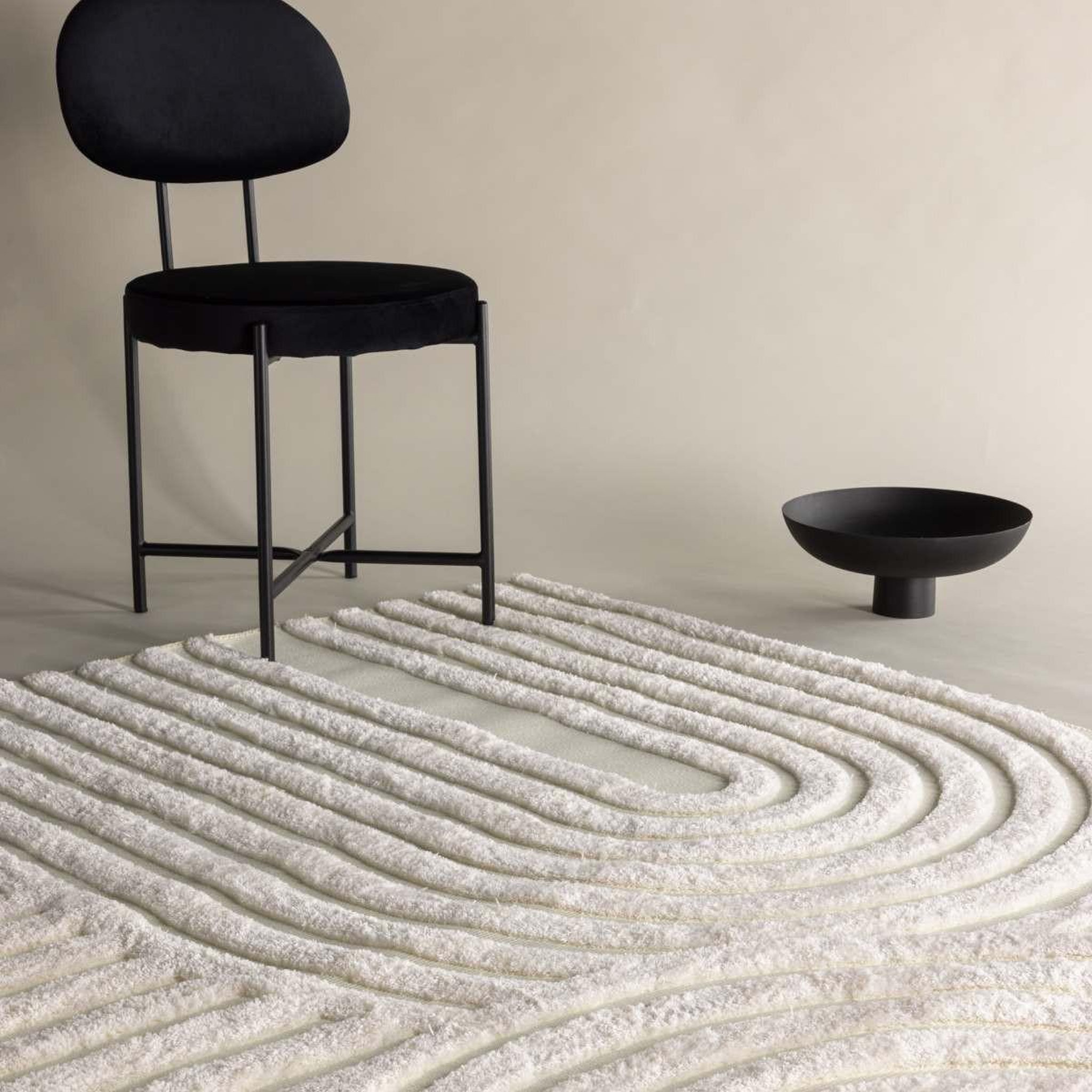 Voir la diapositive 3 : Paris Prix Tapis déco  nikita  200x290cm naturel