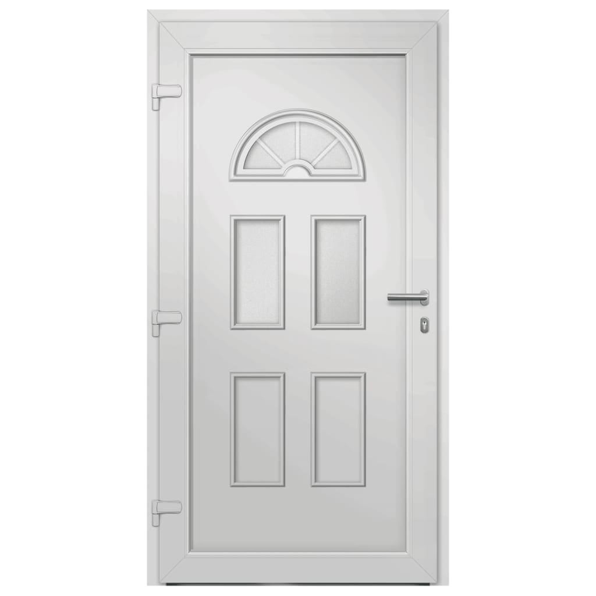 Voir la diapositive 5 : VIDAXL Porte d'entree Blanc 98x208 cm
