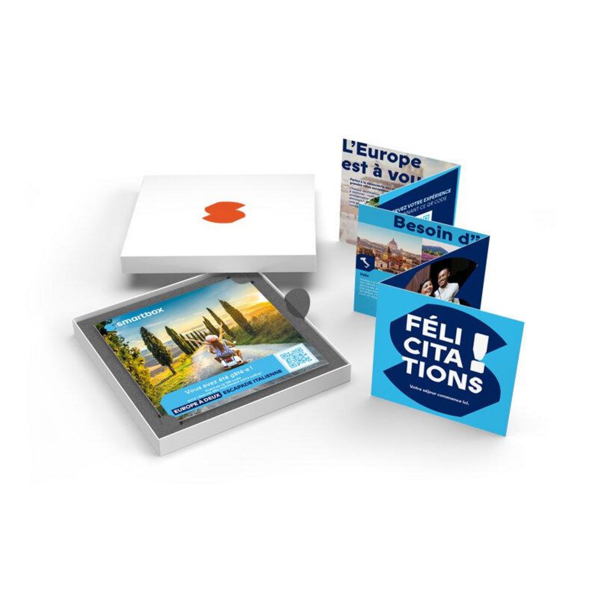 Smartbox Europe à deux - Escapade italienne - Coffret Cadeau Séjour