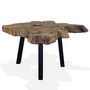 Voir la diapositive 2 : VIDAXL Table basse Teck authentique 80x70x38 cm