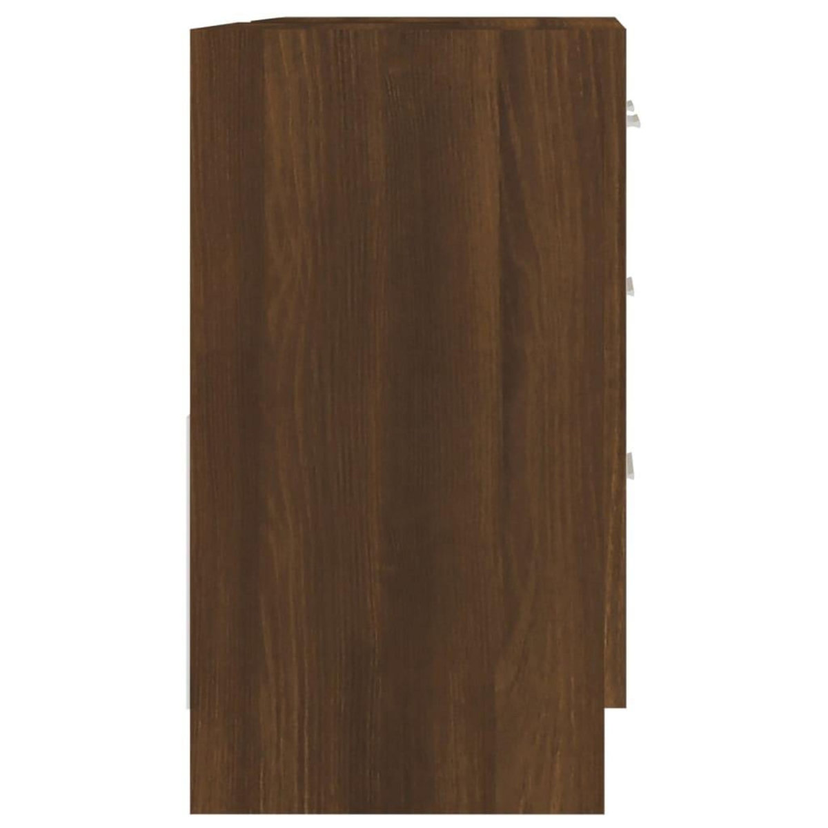 VIDAXL Armoire de lavabo Chene marron 63x30x54 cm Bois d'ingenierie