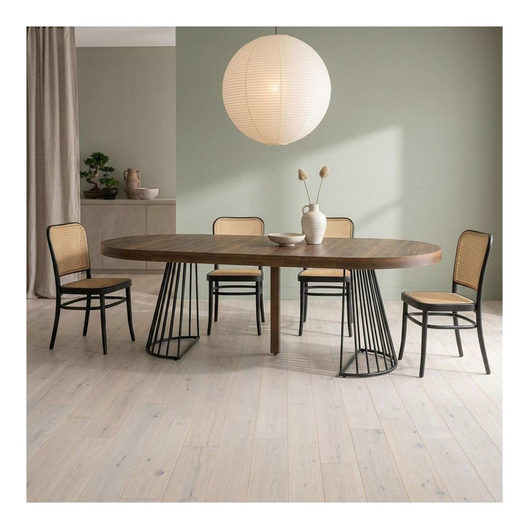 Voir la diapositive 4 : Paris Prix Table de repas extensible  virginia  110-260cm naturel