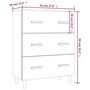 Voir la diapositive 6 : VIDAXL Buffet Sonoma gris 70x34x90 cm Bois d'ingenierie