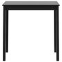 VIDAXL Table de bar MDF noir 115x55x107 cm
