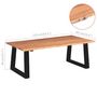 Voir la diapositive 6 : VIDAXL Table basse Bois d'acacia massif 110x60x40 cm