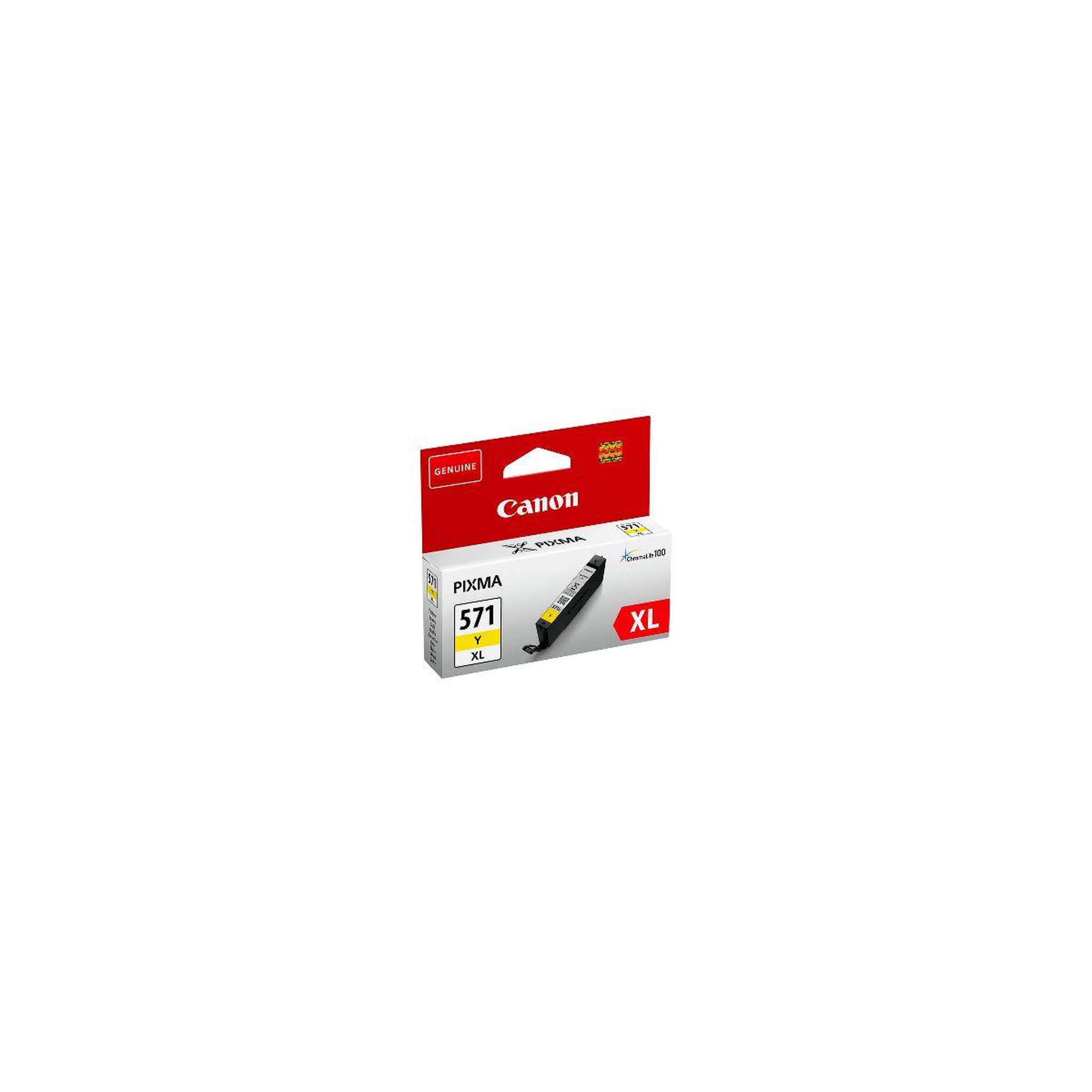Canon Cartouche d'encre originale cli-571 xl jaune (yellow) haute capacité - 0390c001